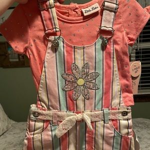 Infant overall shorts